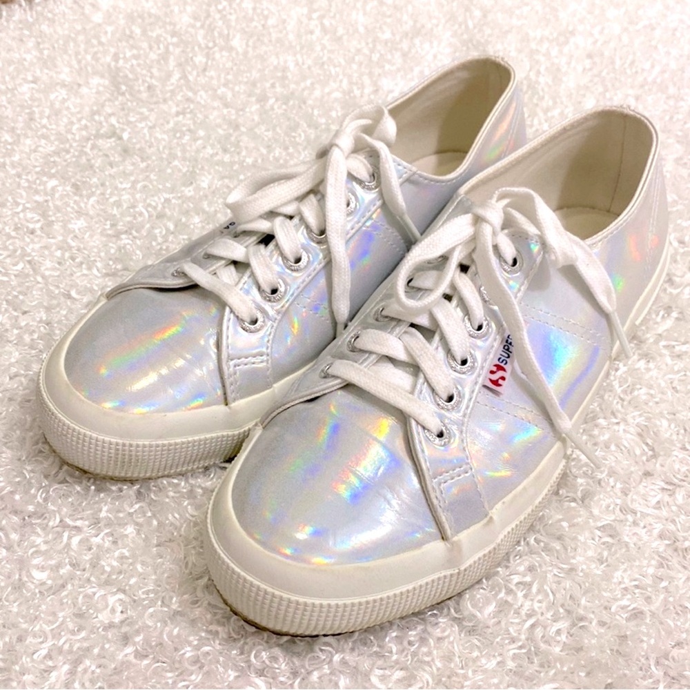 Superga Metallic Iridescent Sneakers